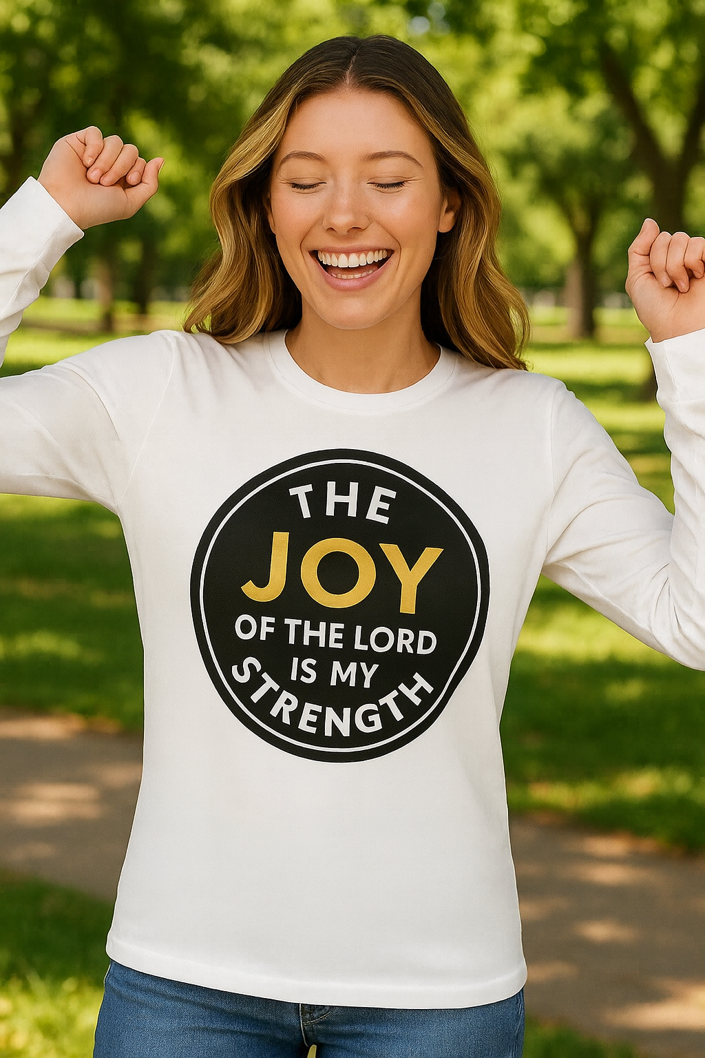 The joy of the lord Long sleeve shirt