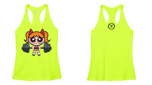 BOMBOM racerback DriFit tank top - powderpuff series