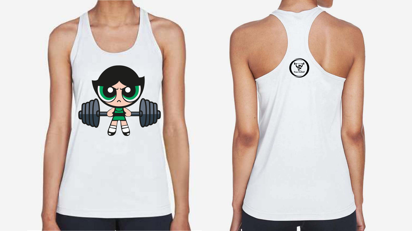 BELLOTA racerback DriFit tank top - powderpuff series