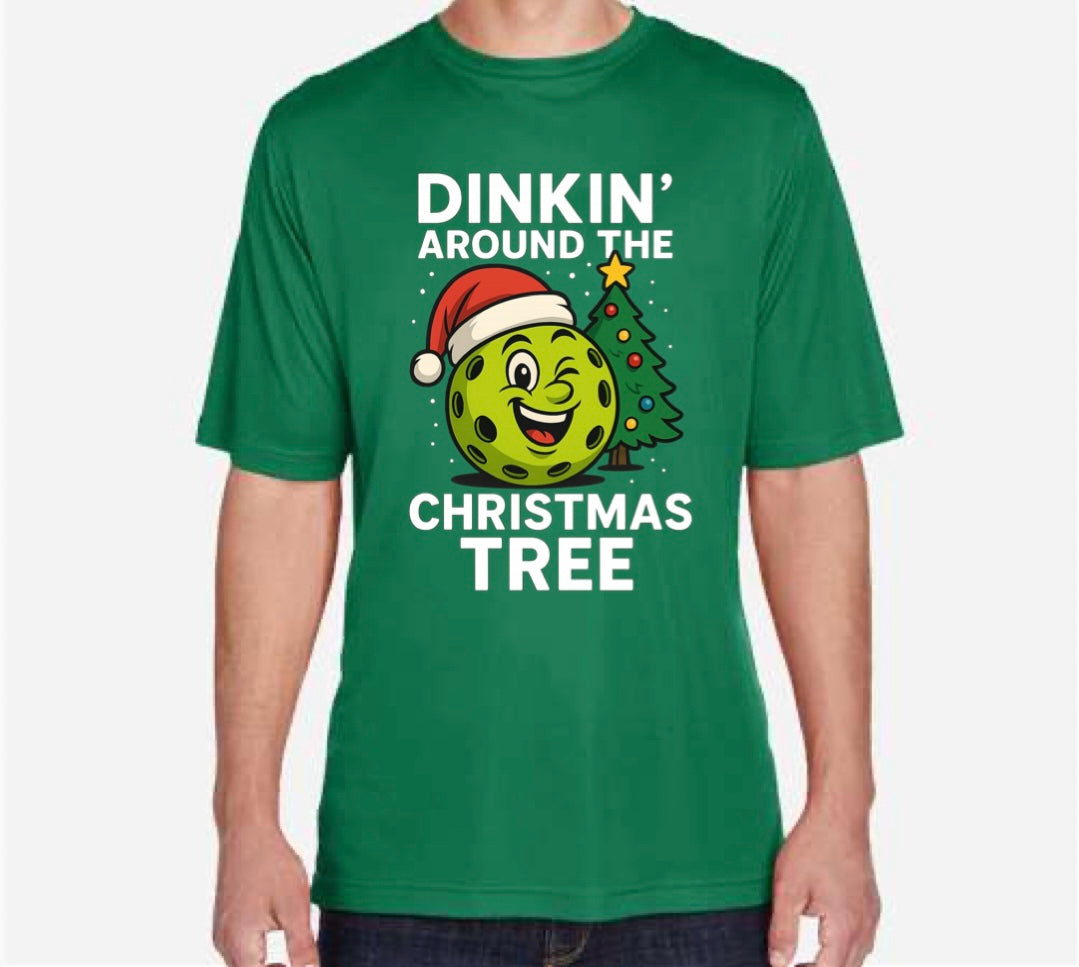 Dinkin around Christmas DriFit shirt