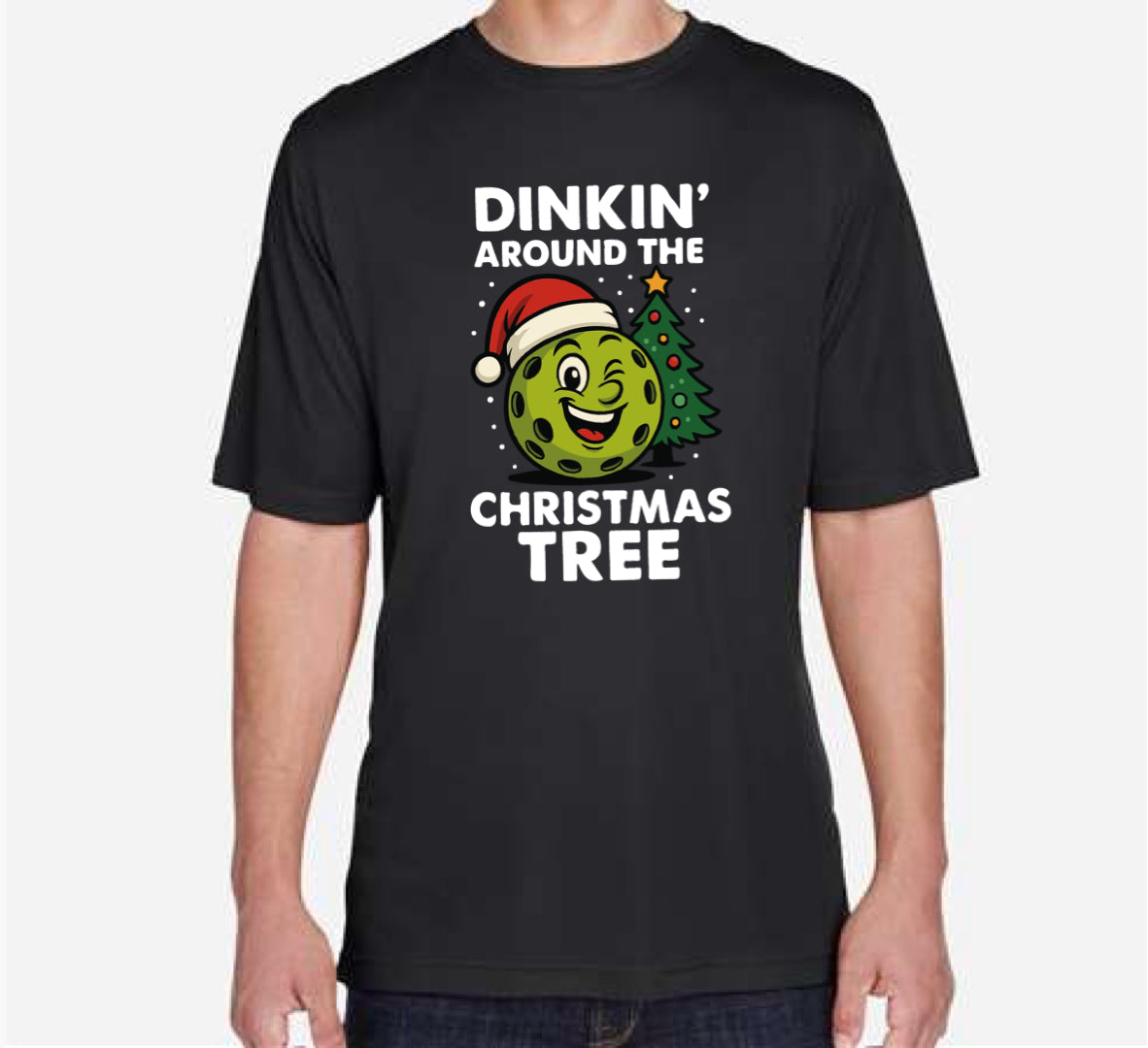 Dinkin around Christmas DriFit shirt