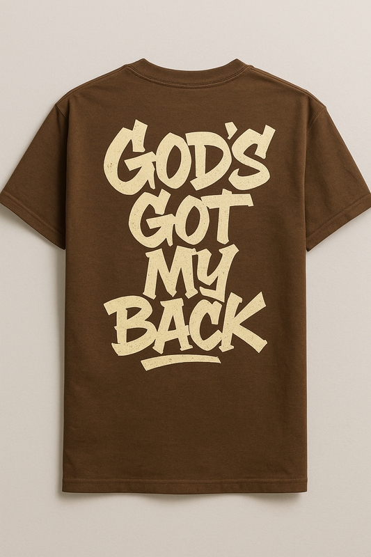 God's got my back Unisex cotton shirt crewneck