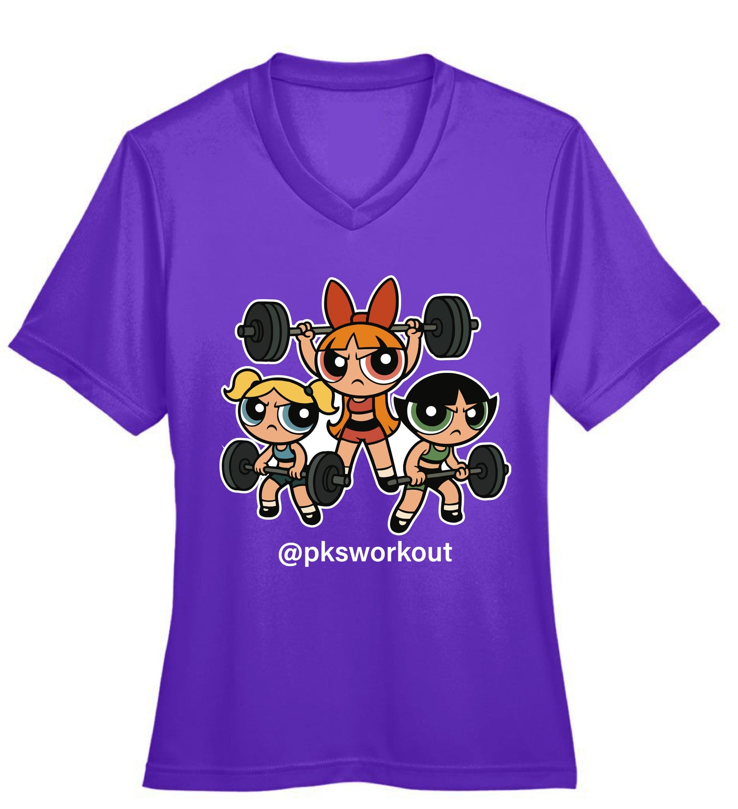 POWERPUFF GIRLS VIP Camiseta DriFit Manga corta cuello en V