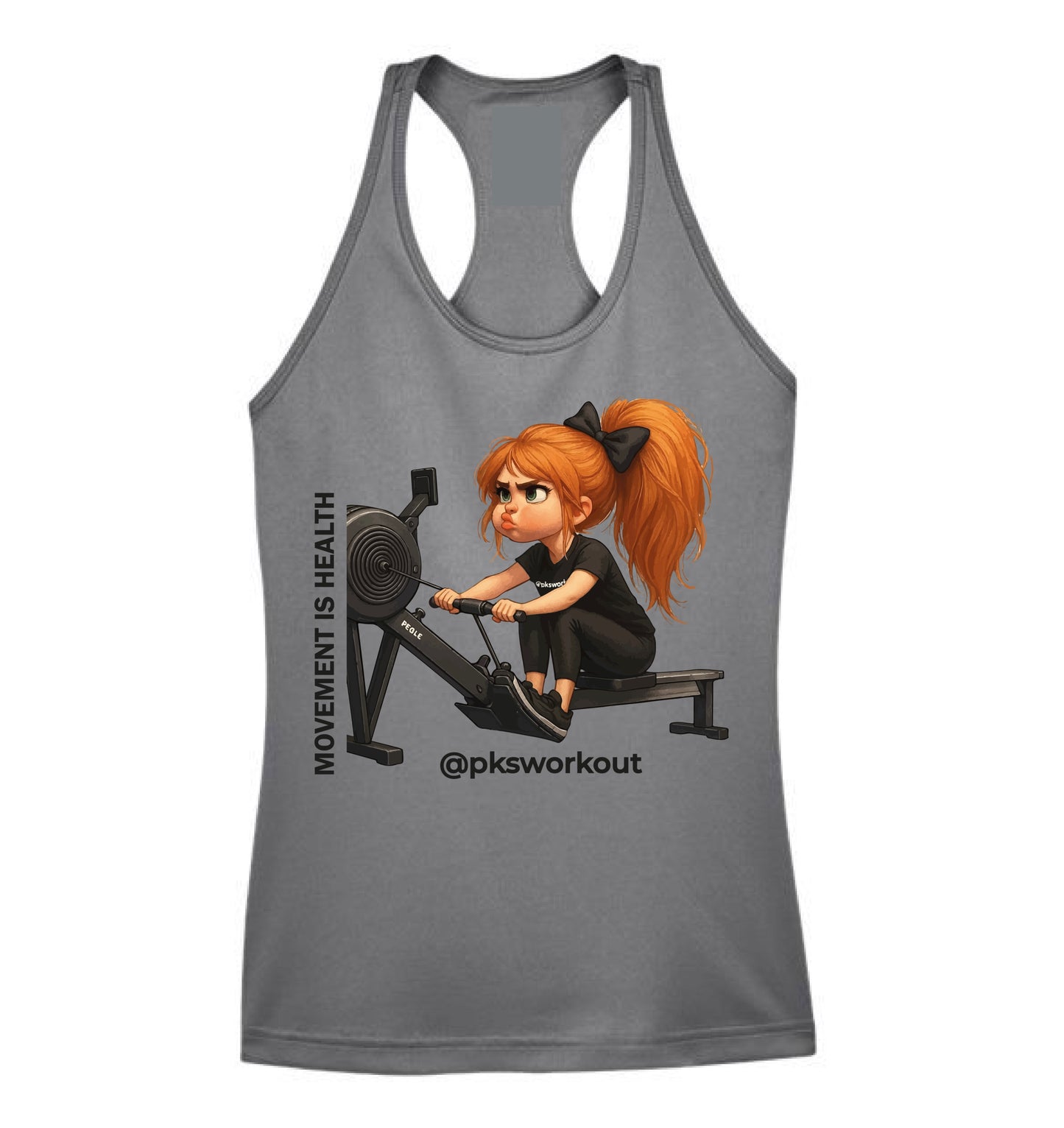 MIH Rowing Girl DriFit Tank Top - Doll Series