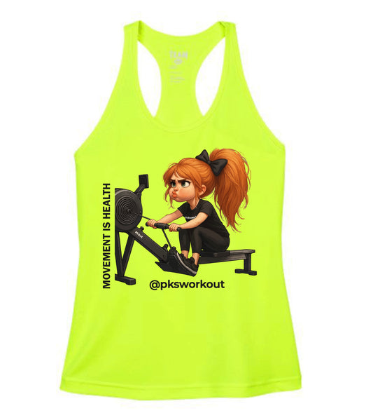 MIH Rowing Girl DriFit Tank Top - Doll Series