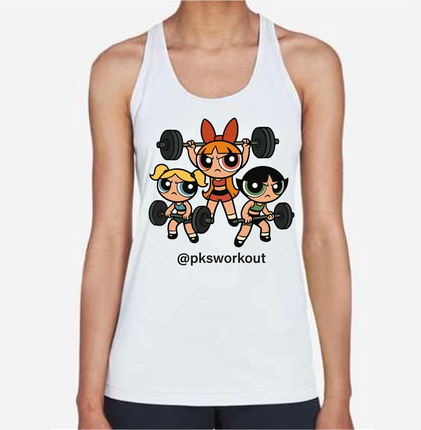 Powerpuff Girls VIP racerback tank top