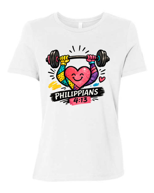 Phil 4:13 - Strength Through Faith Tee